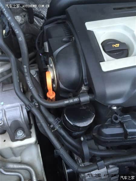 我打开了车盖，大家看看吧！这就是我的途观，还有我的看法！